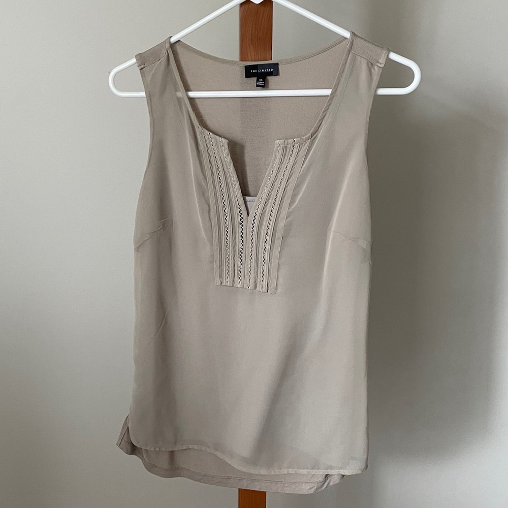 Tan blouse
